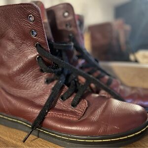 Dr. Marten Burgundy lace up boot